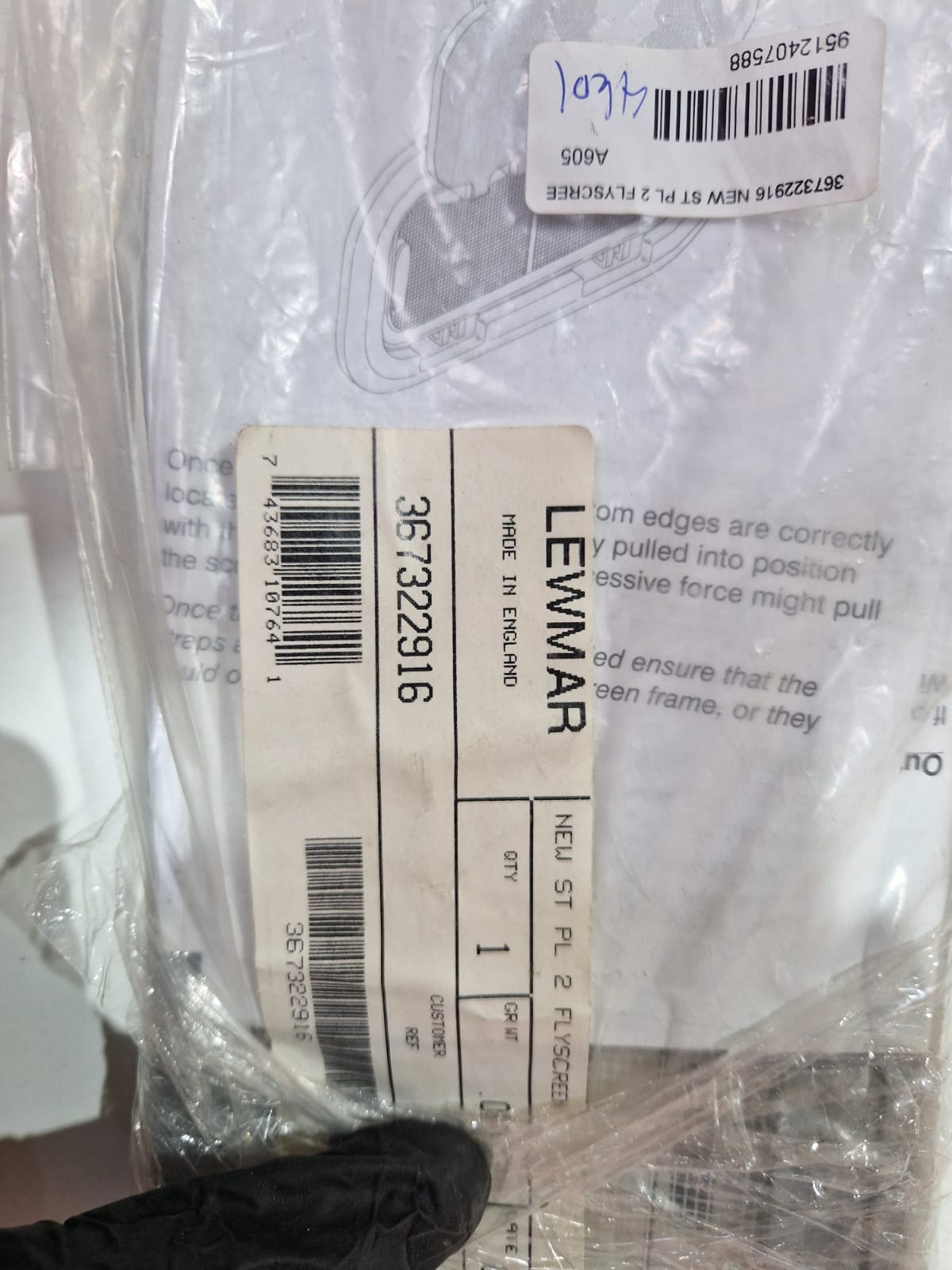 Lewmar Standard Port 2 dydžio tinklelis nuo uodų 367322936