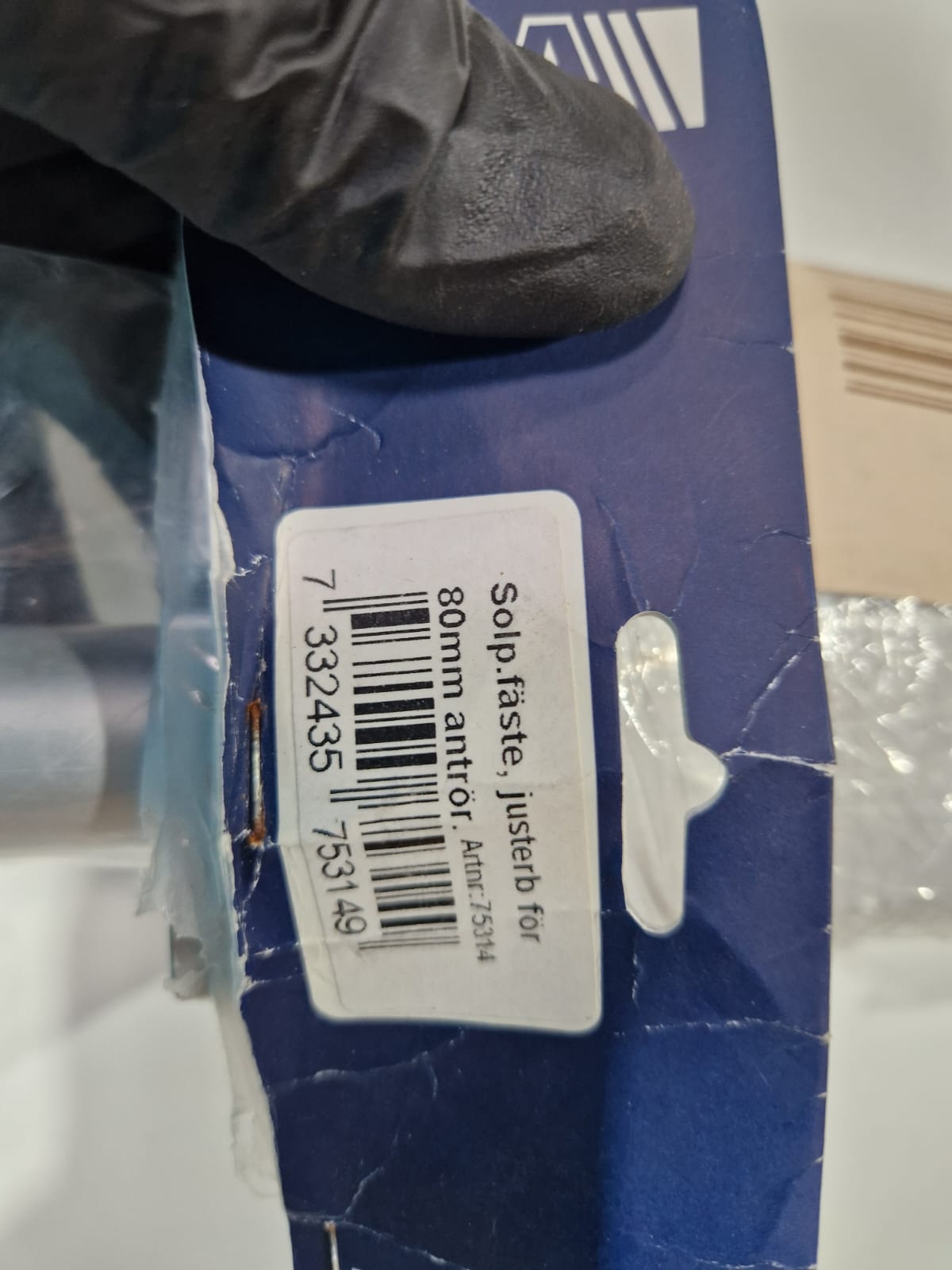 NOA 80 mm saulės baterijos tvirtinimo detalė