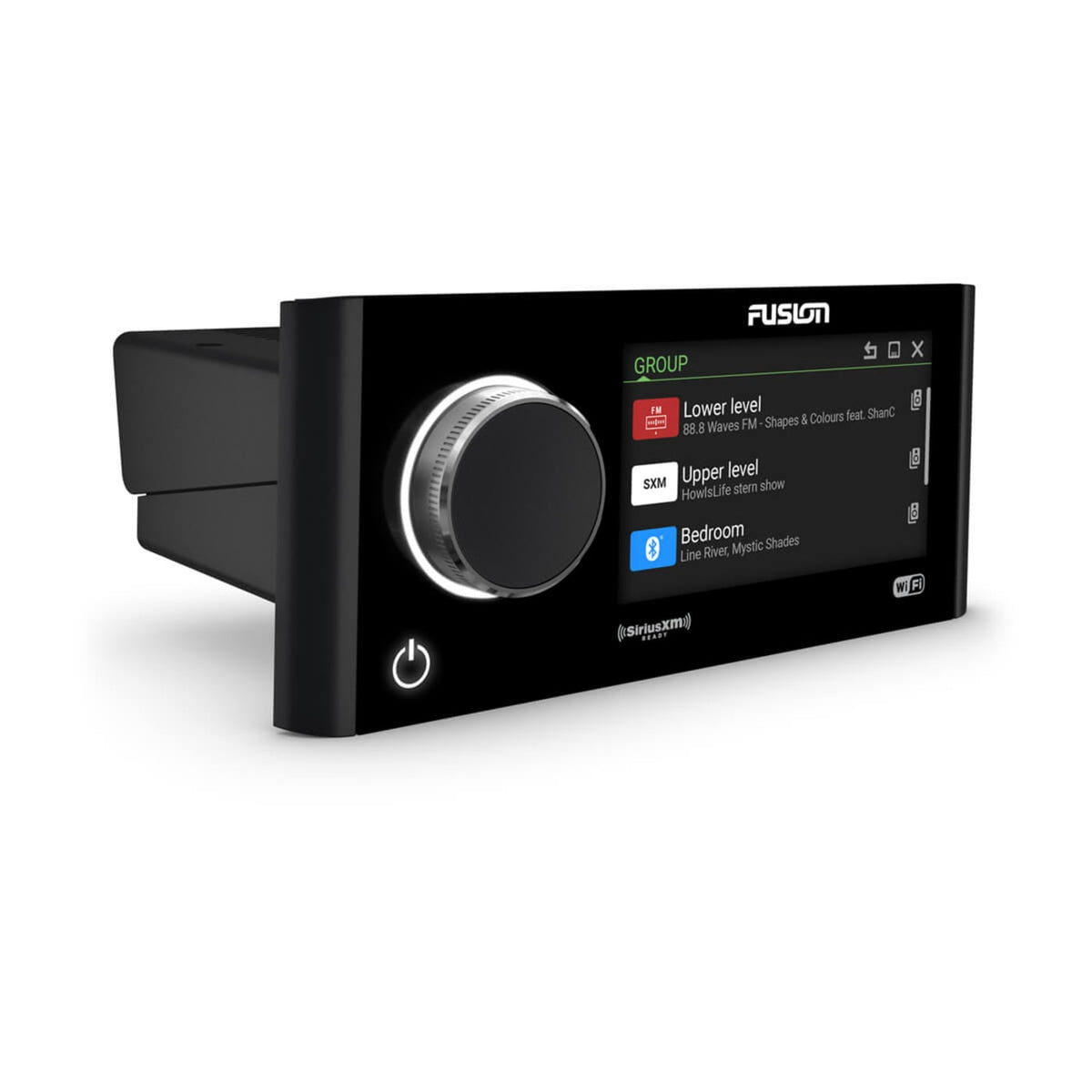 Fusion Apollo MS-RA770 – laivo garso sistema su jutikliniu ekranu ir Wi-Fi