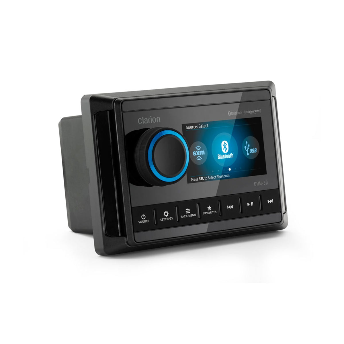 Clarion CMM-30 – laivo garso sistema su spalvotu ekranu