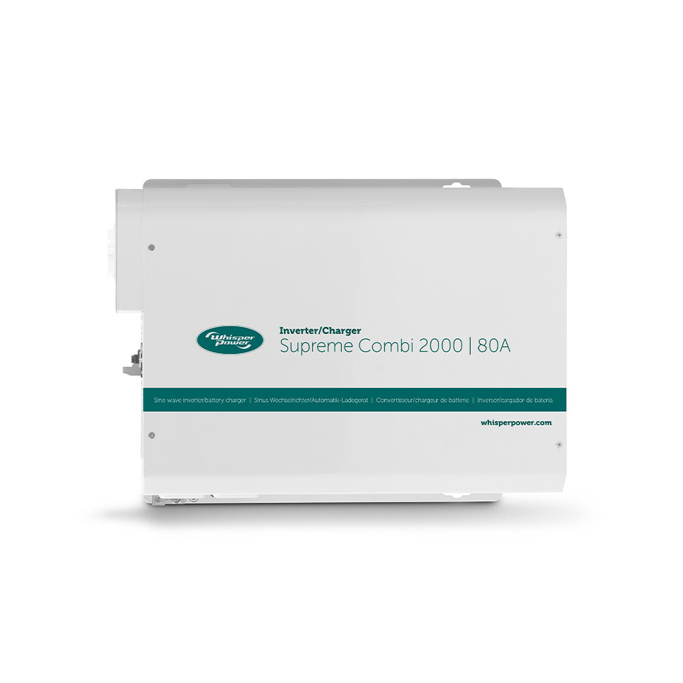 WhisperPower inverter-laadija Supreme Combi 12 V / 2000 W – 80 A – 61122080